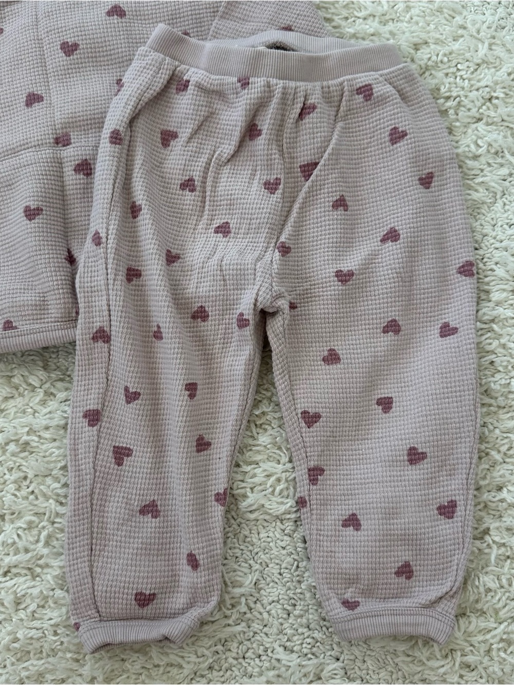 Quincy Mae Waffle Slouch Set - Picture 2 of 7